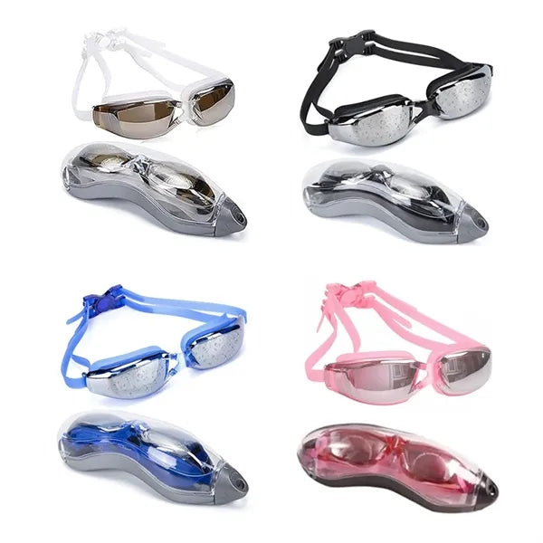 Anti-Fog UV Protection Swimming Goggles with Case