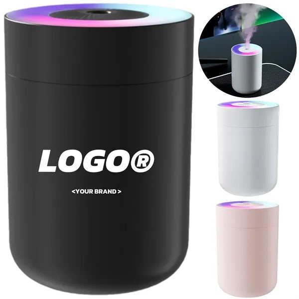 Portable LED Atmosphere Lamp Humidifier For Home Car