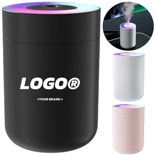Portable LED Atmosphere Lamp Humidifier For Home Car