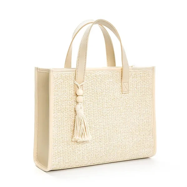 Beach Tote Hand-woven Soft Large Straw Bag