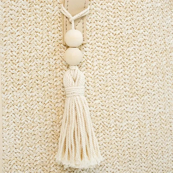 Beach Tote Hand-woven Soft Large Straw Bag