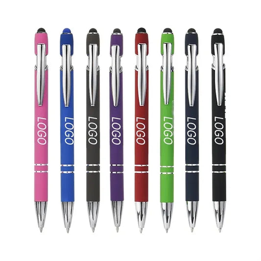 Durable Aluminum-Barrel Spray-Coated Ballpoint Pen