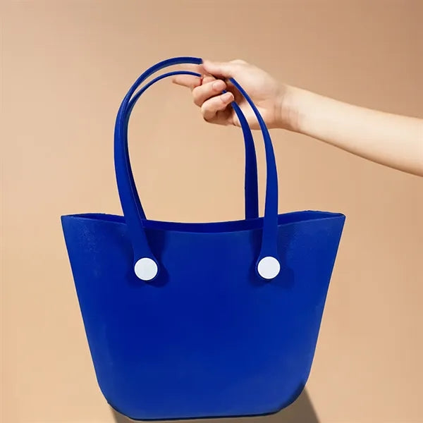 EVA Crescent Beach Tote Bag With Shoulder Strap