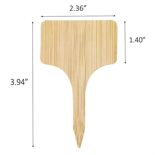 T-Shaped Bamboo Plant Marker