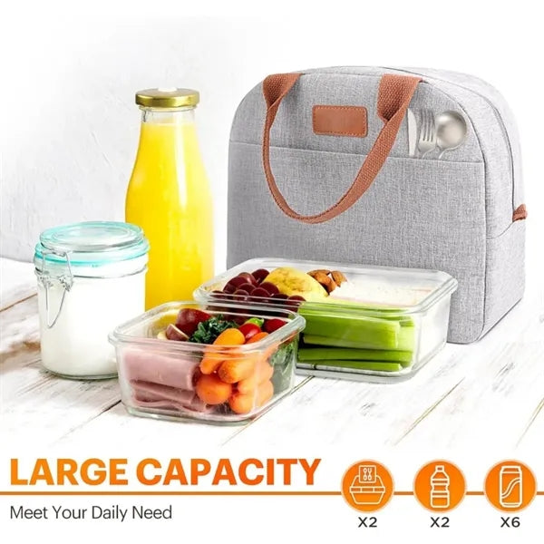 Insulated Waterproof Lunch Tote Bag