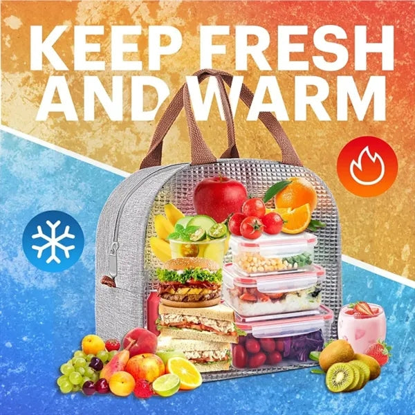 Insulated Waterproof Lunch Tote Bag