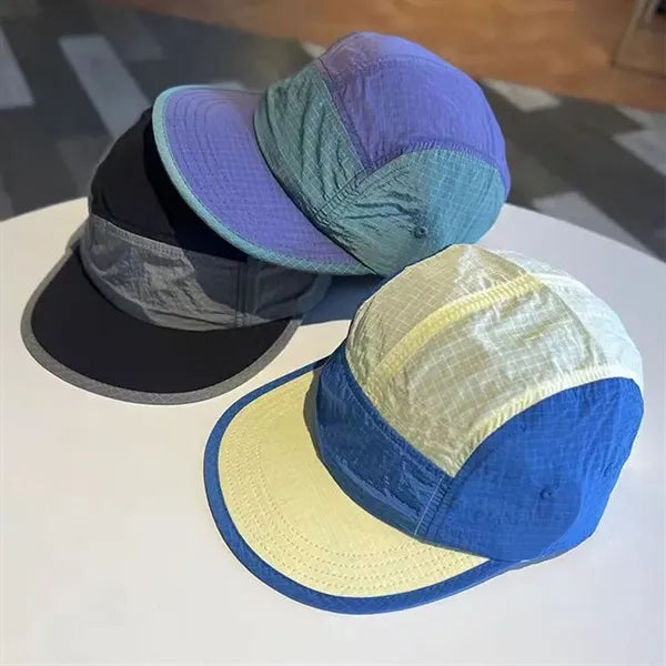 Outdoor Quick Dry Color Block Baseball Cap