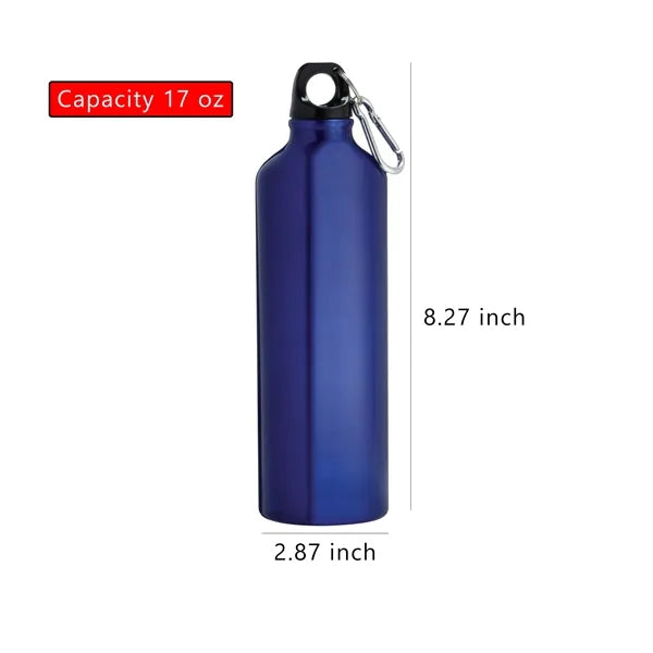 17 oz Outdoor Sports Portable Aluminum Sports Bottle