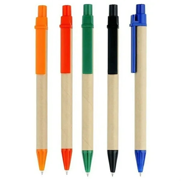 Eco-Friendly Kraft Paper Click Ballpoint Pen