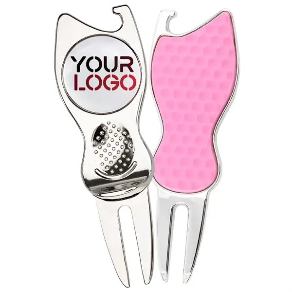 Multifunctional golf fork bottle opener
