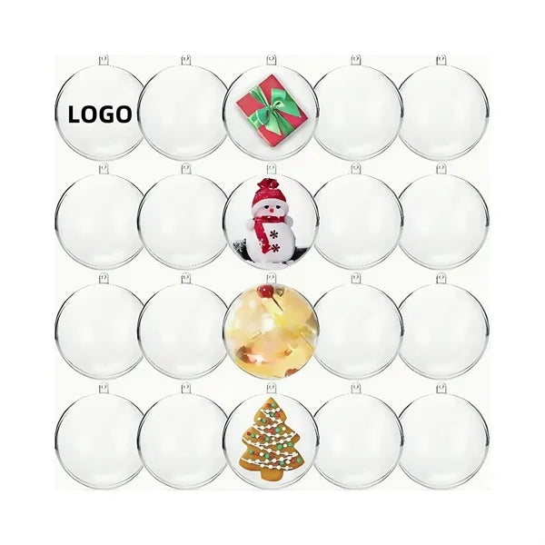 Clear Plastic Hanging Decor Balls