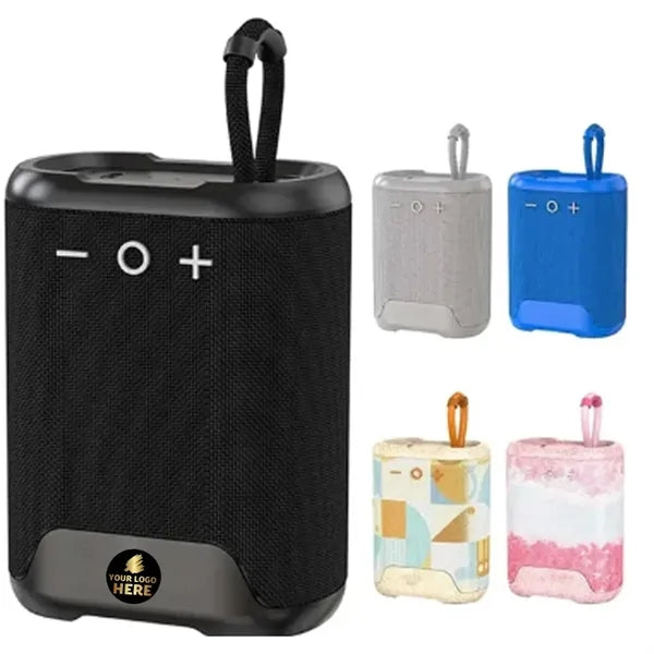 Mini Portable Waterproof Bluetooth Speaker with Lanyard
