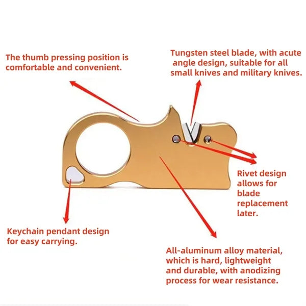 Aluminum Portable Knife Sharpener