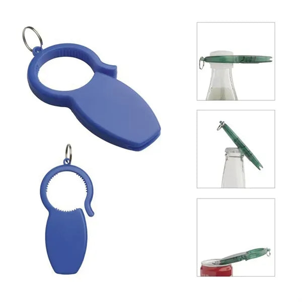 3-In-1 ABS Plastic Bottle Opener