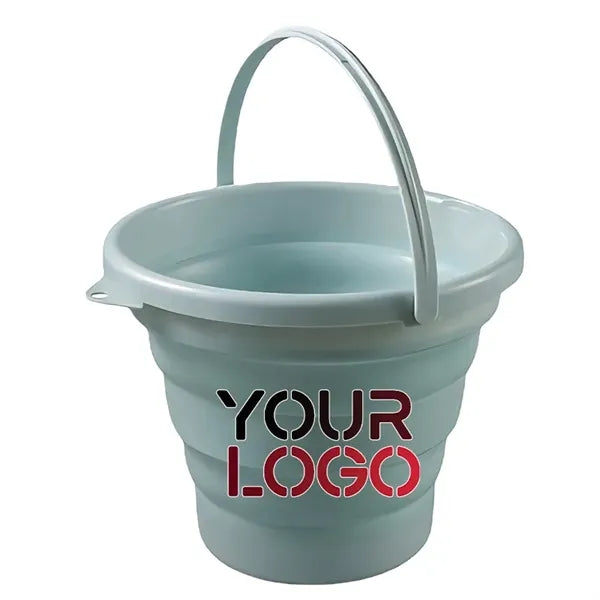 Collapsible 10L Silicone Bucket with Handle