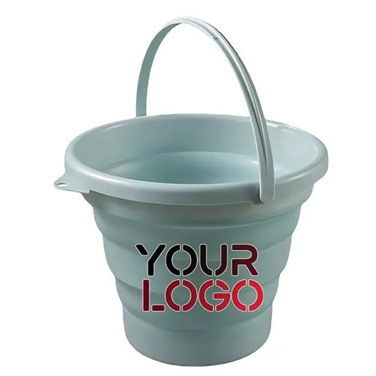 Collapsible 10L Silicone Bucket with Handle