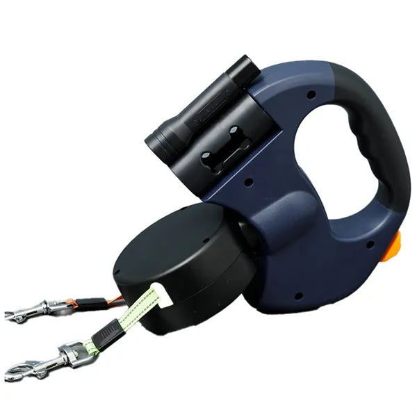 Retractable Pet Product Double-Head Traction Dog Leash