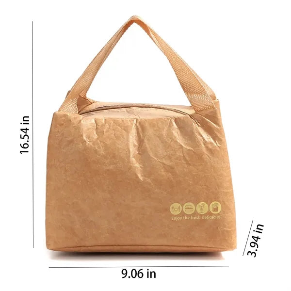 Insulated Lunch Bag With Dupont Paper And Aluminum Lining