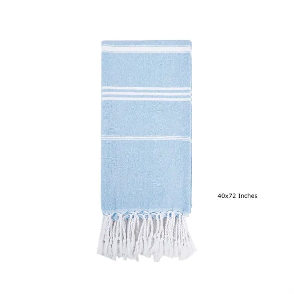 100% Cotton Turkish Summer Fun Beach Towel-Sand Free