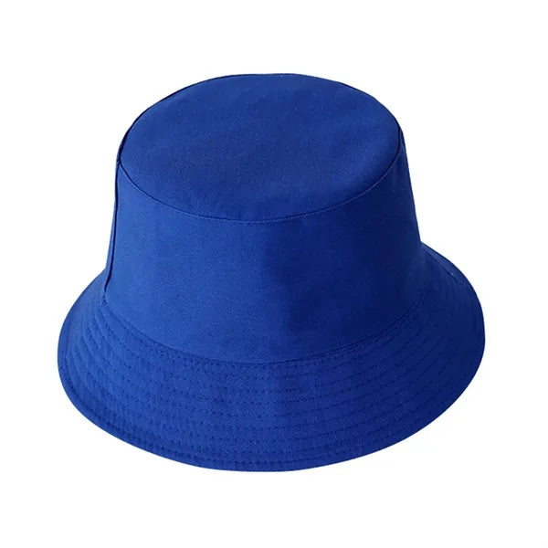 100% Cotton Bucket Hat - Wide Brim Sun Protection