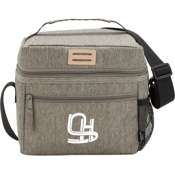 Oxford Sling Lunch Cooler Bag With A Front Pockets