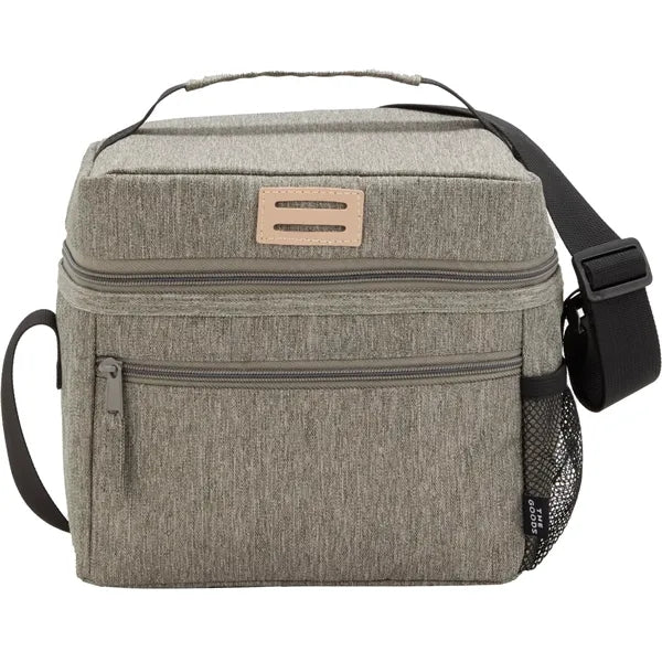 Oxford Sling Lunch Cooler Bag With A Front Pockets