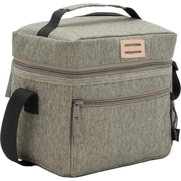 Oxford Sling Lunch Cooler Bag With A Front Pockets