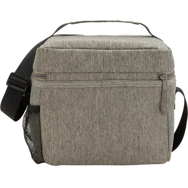 Oxford Sling Lunch Cooler Bag With A Front Pockets