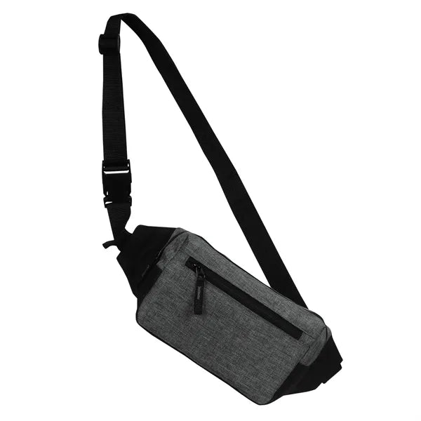 Oxford Cloth Waist Funny Pouch With A Front Pocket