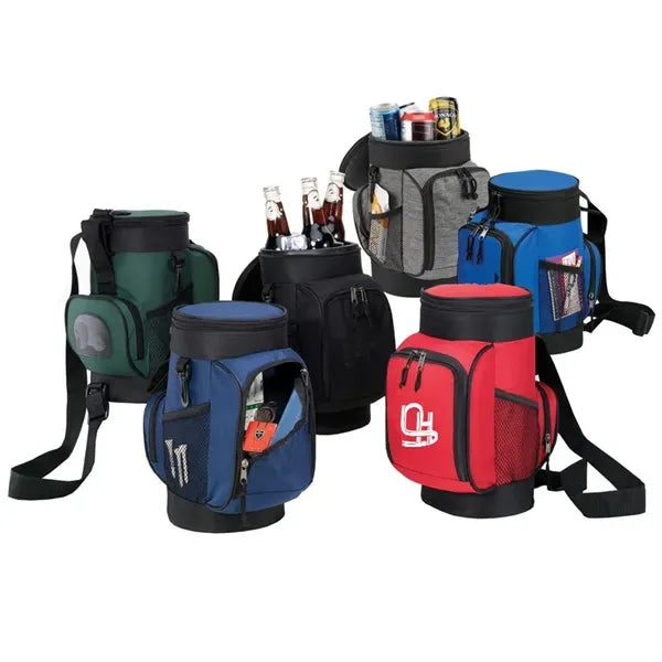 Oxford Sling Golf Cooler Bag With Pockets