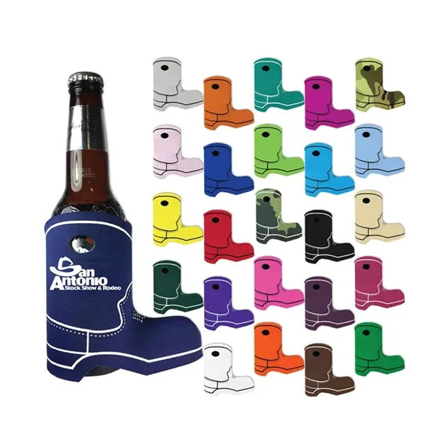 Boot Shape Neoprene Beer Bottle Can Holder