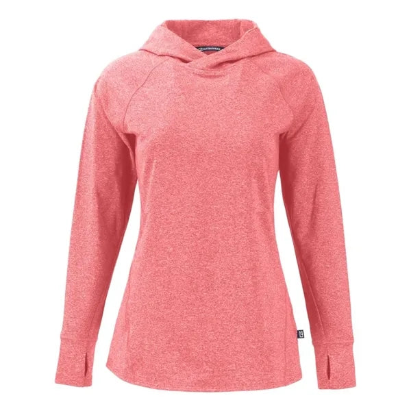 Cutter & Buck Adapt Recycled Soft Knit Stretch Womens Hoo...