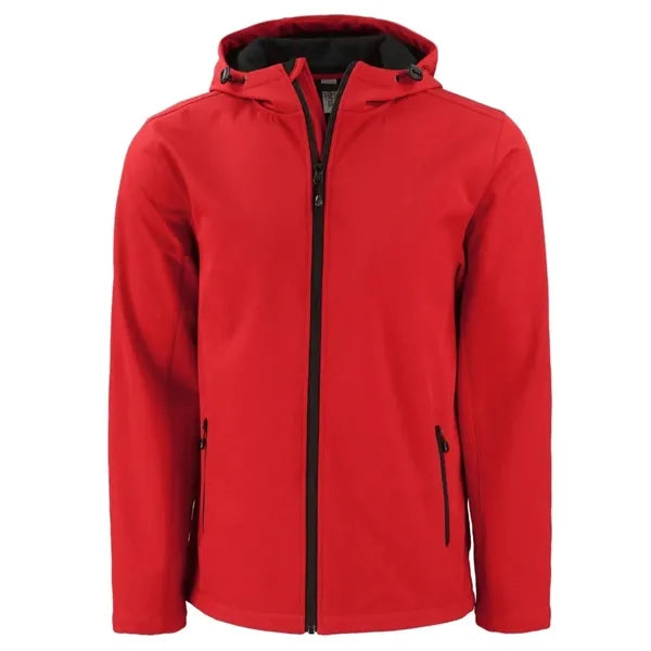 Clique Tempo Recycled Stretch Softshell Mens Full Zip Hoo...
