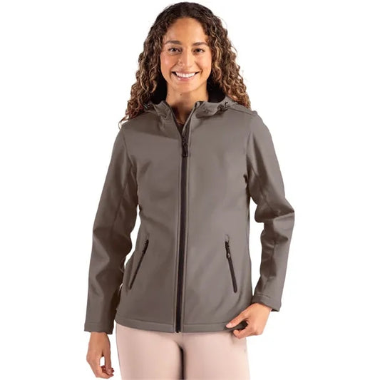 Clique Tempo Recycled Stretch Softshell Womens Full Zip H...
