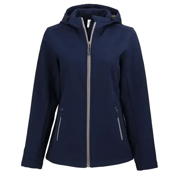 Clique Tempo Recycled Stretch Softshell Womens Full Zip H...