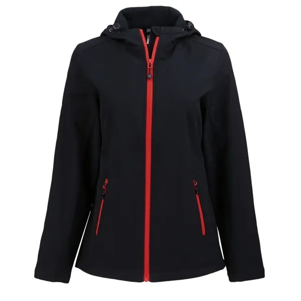 Clique Tempo Recycled Stretch Softshell Womens Full Zip H...