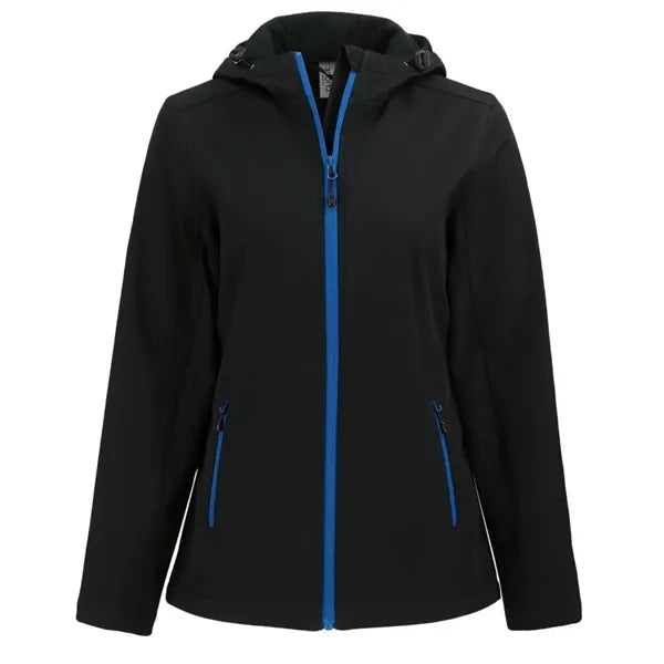 Clique Tempo Recycled Stretch Softshell Womens Full Zip H...