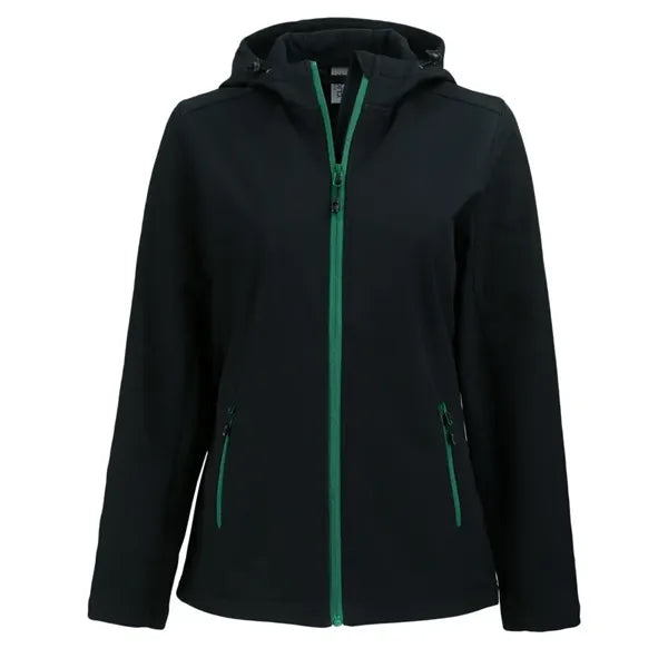 Clique Tempo Recycled Stretch Softshell Womens Full Zip H...