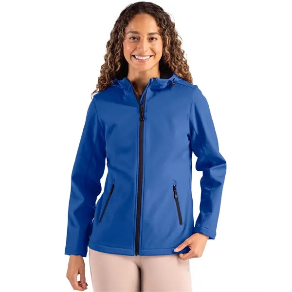 Clique Tempo Recycled Stretch Softshell Womens Full Zip H...