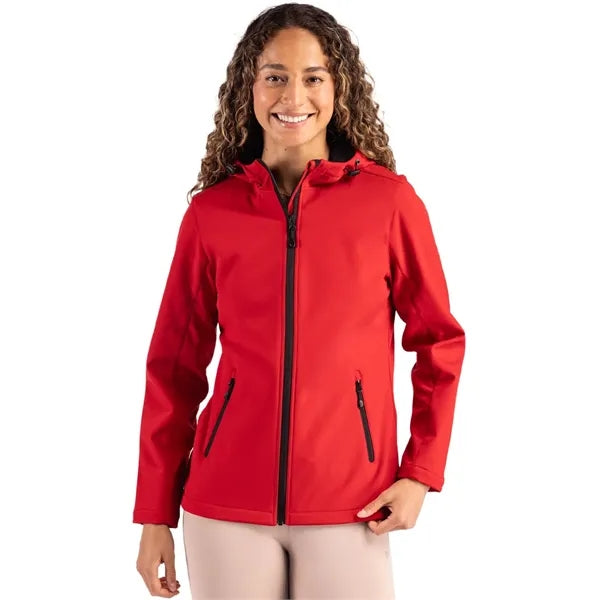Clique Tempo Recycled Stretch Softshell Womens Full Zip H...