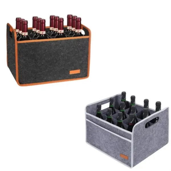Gift bag storage bag, handbag, 12-compartment wine bag