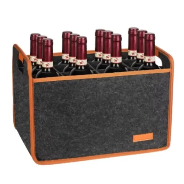 Gift bag storage bag, handbag, 12-compartment wine bag