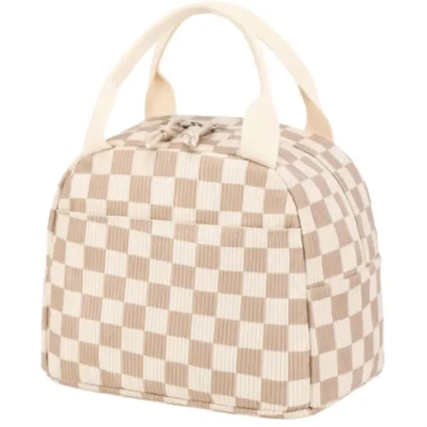 Lunch Bag for Women Men Cute Corduroy,Lunch Tote Bags