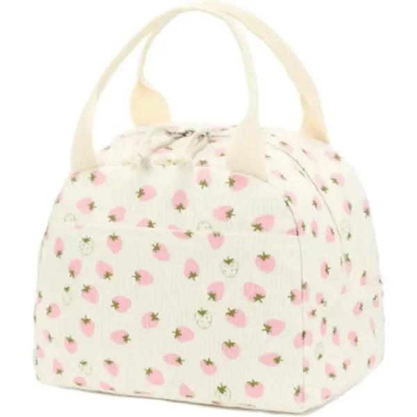 Lunch Bag for Women Men Cute Corduroy,Lunch Tote Bags