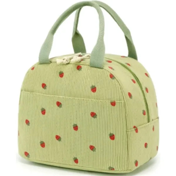 Lunch Bag for Women Men Cute Corduroy,Lunch Tote Bags