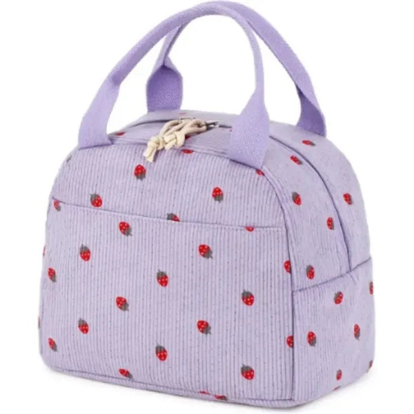 Lunch Bag for Women Men Cute Corduroy,Lunch Tote Bags