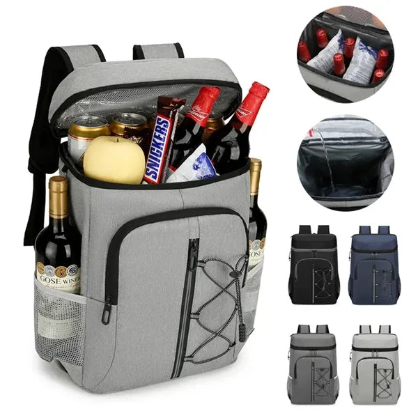 33 Cans Portable Insulated Leakproof Backpack