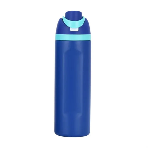 24 Oz. Vacuum Insulated Leak-Proof Water Bottle with Straw