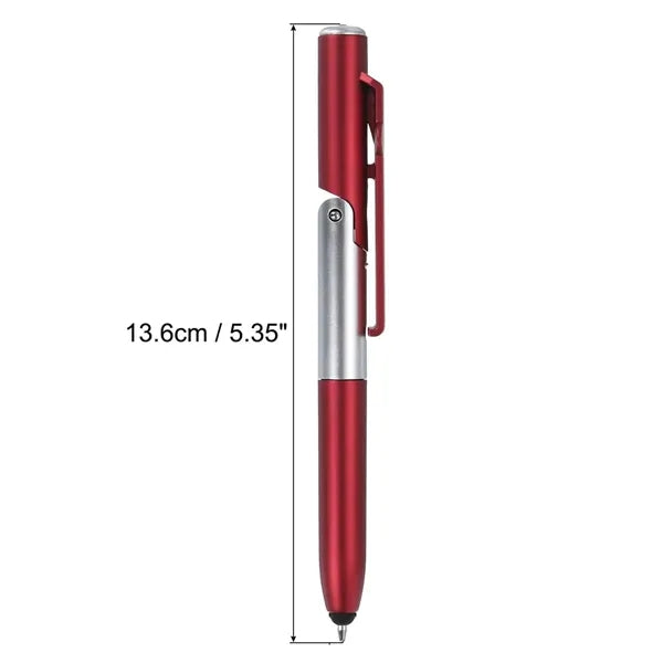 4-in-1 Multifunctional Folding Ballpoint Pen With Led
