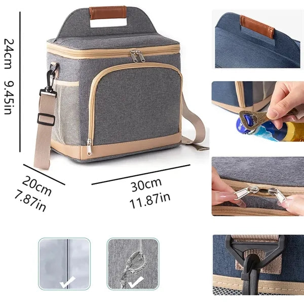 Oxford Cloth Insulated Lunch Bag